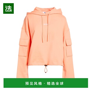 1h可退 香港直邮Msgm 女士 连帽卫衣 beige米色 舒适时尚