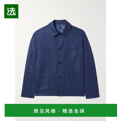 1h可退 香港直邮Slowear 男士 Venezia 1951 Chore 棉麻混纺斜纹