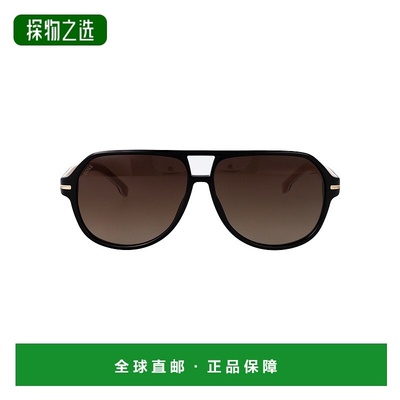 1h可退 香港直邮BOSS 波士 男士 黑色醋纤太阳眼镜 BOSS1507S807