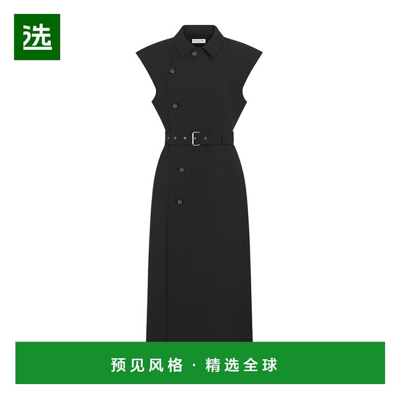 香港直邮Dior 系腰带连衣裙 540R36A1610