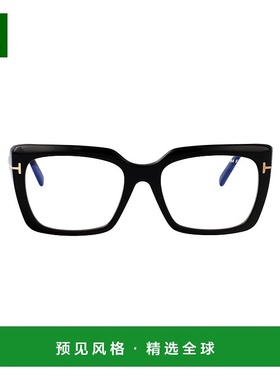 1h可退 香港直邮Tom Ford 汤姆·福特 女士 黑色醋纤光学眼镜 FT5