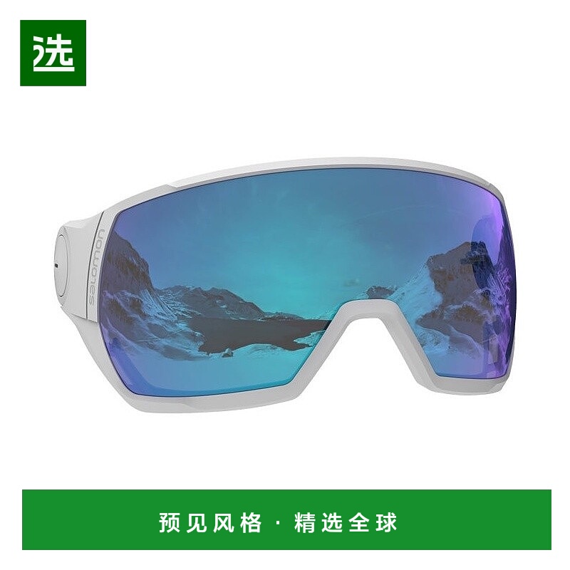 欧洲直邮Salomon萨洛蒙 ICON女士灰色聚碳酸酯滑雪头盔替换镜