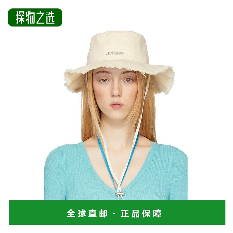 香港直邮Jacquemus logo拼接渔夫帽子 22E213AC002-5001高端正品