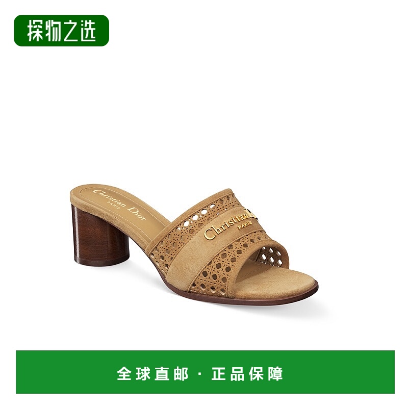 自营欧洲直邮Dior/迪奥 女士D-Lane高跟穆勒鞋凉鞋