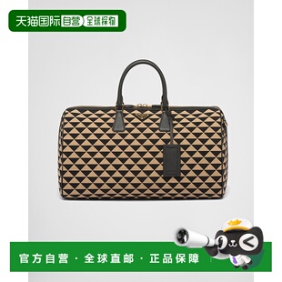 旅行包刺绣面料标志 Prada 欧洲直邮PRADA 2025