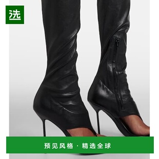 1h可退 香港直邮Paris Texas 女士 Lidia 105 皮质及膝靴子