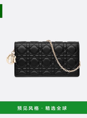 欧洲直邮Christian Dior克里斯汀·迪奥Lady Dior手提包黑色经典