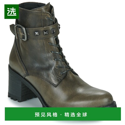 欧洲直邮regard女士时装靴短筒中跟潮流时尚透气百搭稳定支撑女鞋