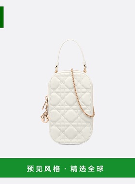 欧洲直邮Christian Dior克里斯汀·迪奥Lady Dior手提包白色时尚