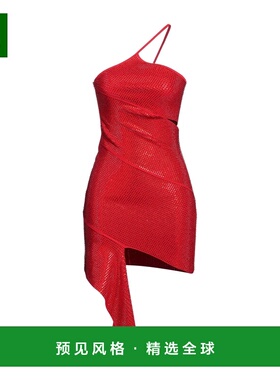 1h可退 香港直邮ANDREĀDAMO 女士 短款连衣裙 red红色 舒适时尚