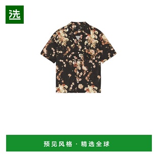 1h可退 香港直邮Allsaints 男士 Armada 衬衫 M002SD black黑色