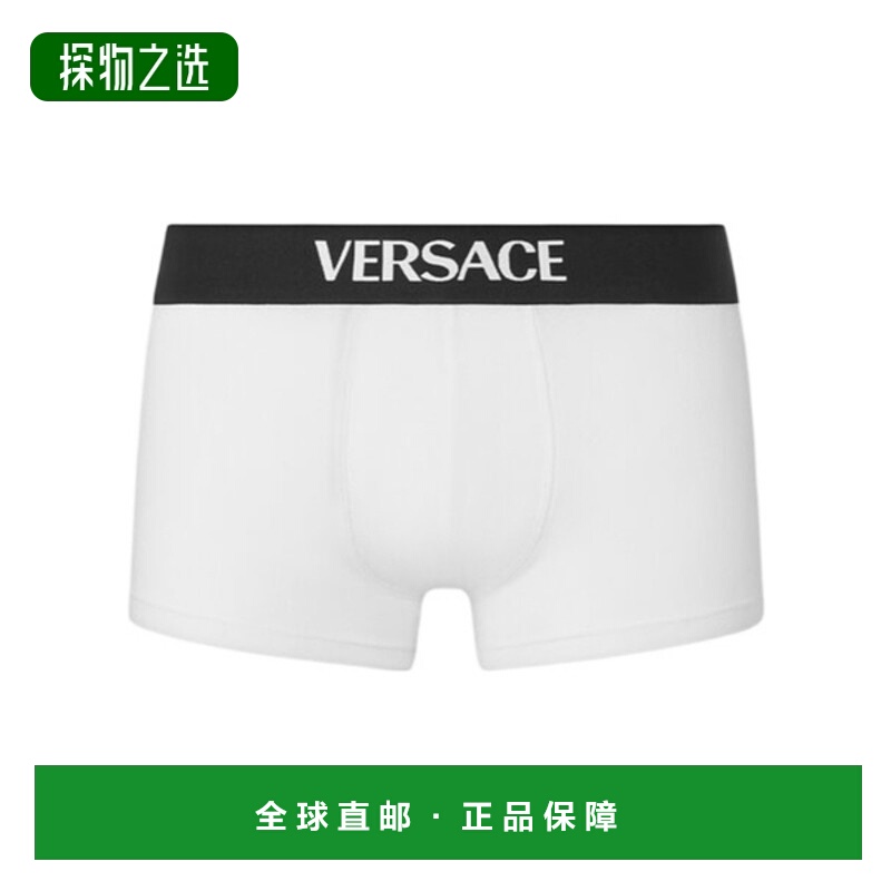 香港直邮Versace Logo平角裤 10205411A14783范思哲