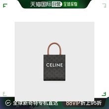 Celine思琳女士托特包迷你帆布印花竖状复古可斜跨印花