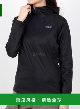 韩国直邮Patagonia女款外套夹克衫黑色连帽拉链质感百搭24147-BLK