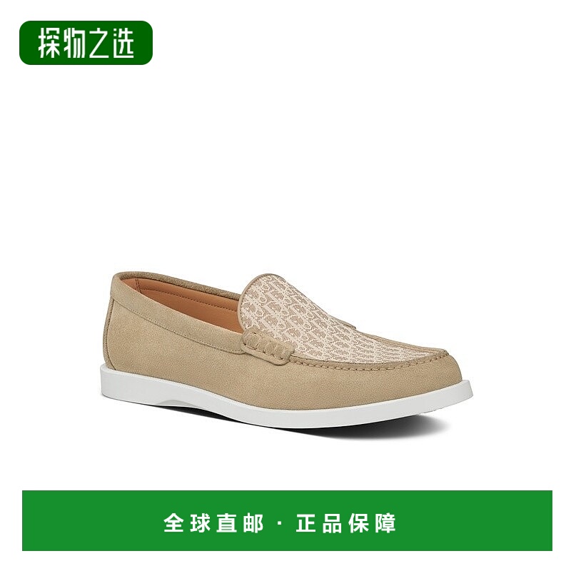自营1h可退 欧洲直邮Dior 迪奥 男士浅褐色绒面革乐福鞋新款