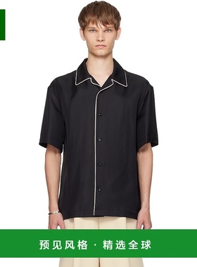 1h可退 香港直邮Jil Sander 吉尔·桑达 男士 黑色 Fluid Viscose