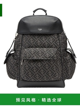 香港直邮Fendi FF 提花双肩包背包 7VZ084ASLE