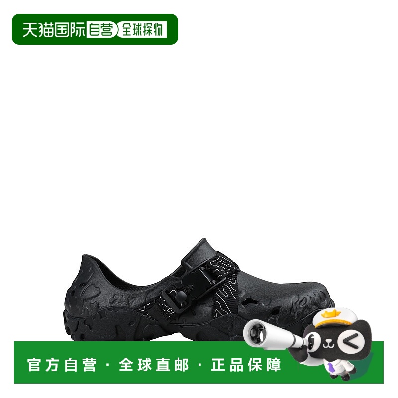 1h可退 香港直邮Crocs 卡骆驰 男士 Mules 木屐 black黑色 舒适时
