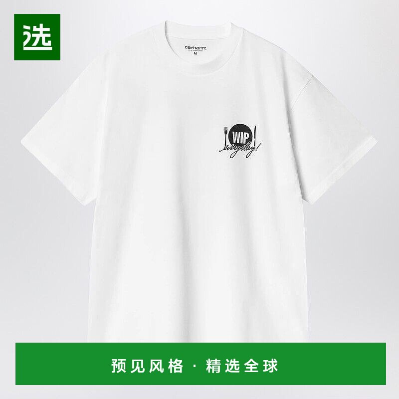 1h可退 香港直邮CARHARTT WIP 男士 S/S CATALOGUE 白色T恤 I0346