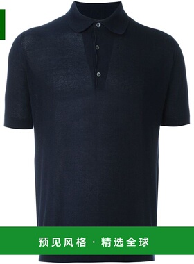 香港直邮JOHN SMEDLEY 男士T恤 ROTHNAVY-3 SS2025 蓝色