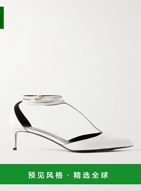 1h可退 香港直邮KHAITE 女士 Mia 皮质浅口鞋 F3085931OPTICWHITE