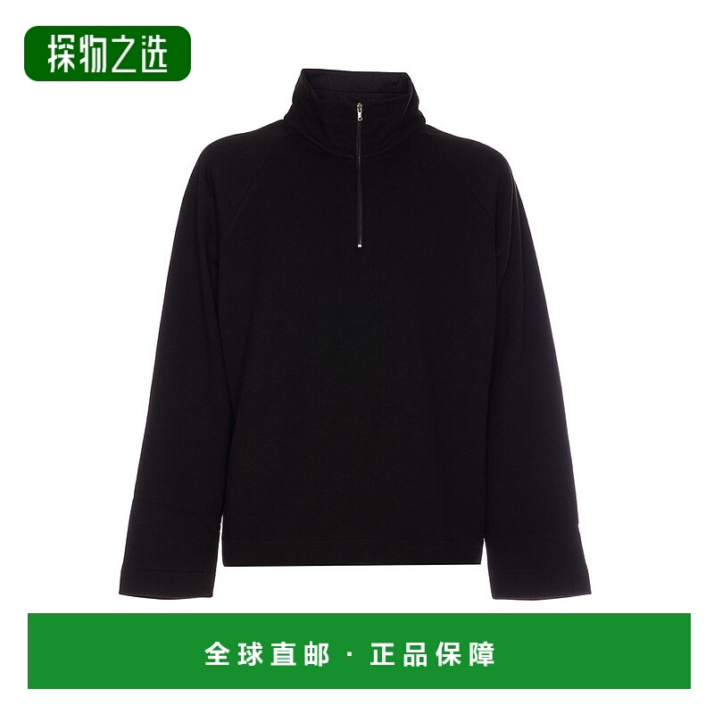 1h可退 香港直邮The Row 男士 Gallagher 羊绒毛衣 869K628拉链