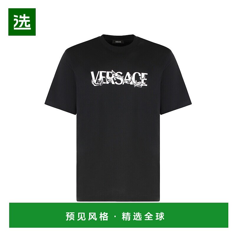 香港直邮Versace 短袖T恤 10144271A16040范思哲男装