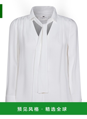 1h可退 香港直邮Elisabetta Franchi 女士 白色粘胶纤维衬衫 CA14
