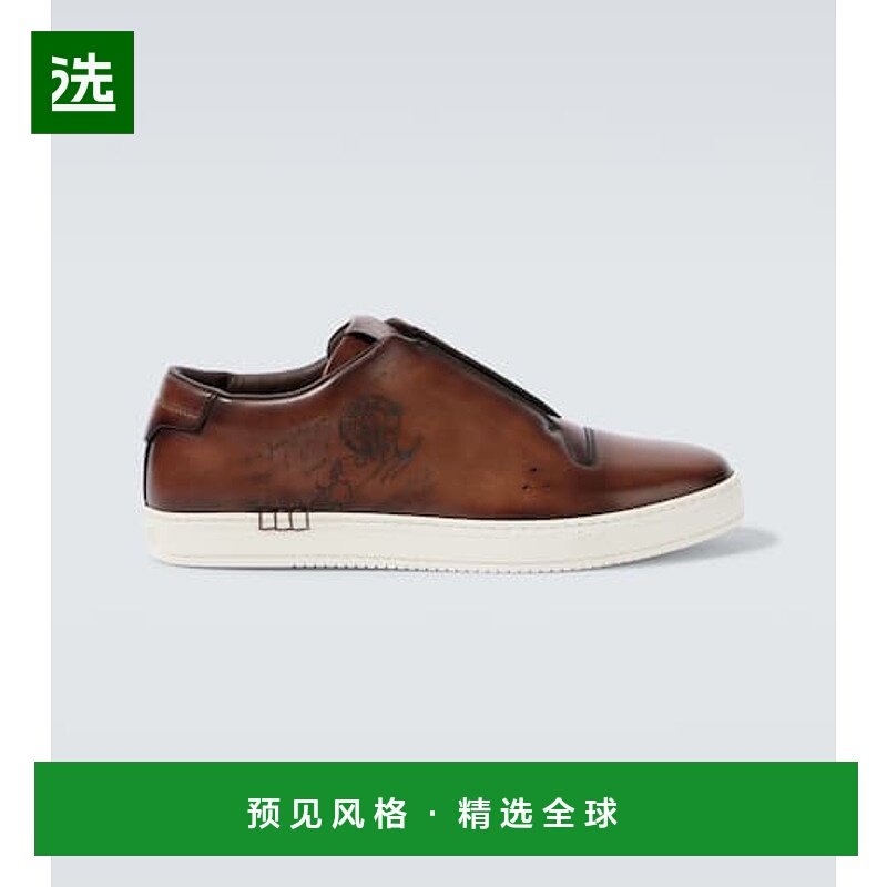 香港直邮Berluti 伯尔鲁帝 男士 Playtime 皮质式运动鞋 男鞋直入
