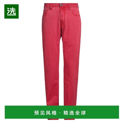 1h可退 香港直邮Jacob Cohen 男士 牛仔长裤 red红色 舒适时尚
