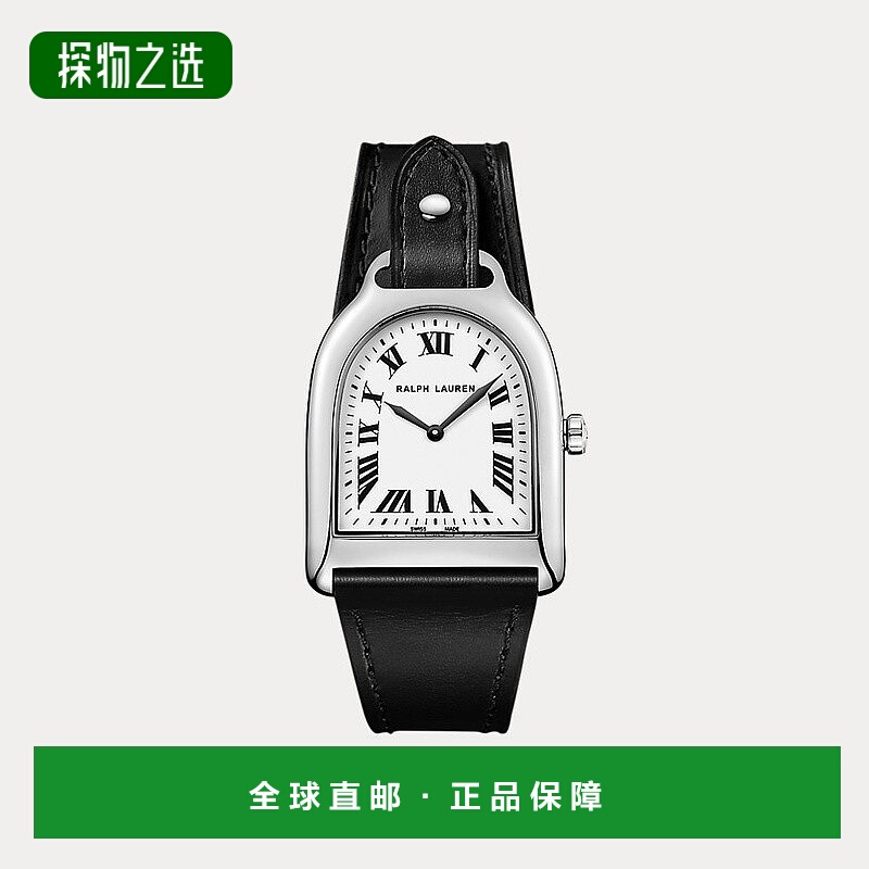 自营欧洲直邮RalphLauren拉夫劳伦 The Stirrup带白色表盘小号腕