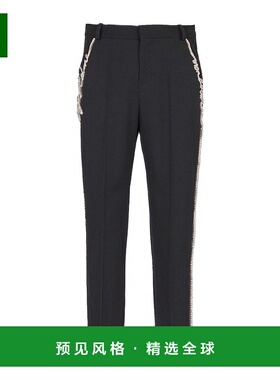 香港直邮Balmain 腰带环休闲裤 EH1PM08009WC