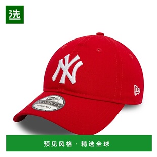 欧洲直邮NEW ERA 男女通用红色棉帽子遮阳帽