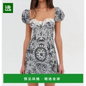 美国直邮 Taylor迷你连衣裙 for 1h可退 Love Lemons 黑色 女