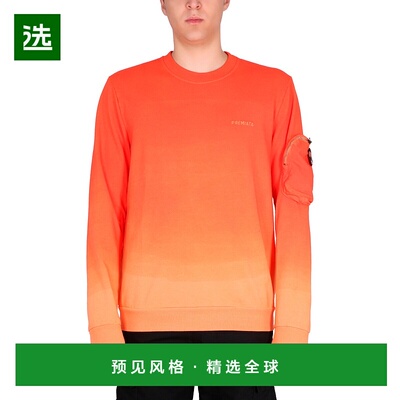 1h可退 香港直邮premiata 男士 带Logo卫衣 PR154DEG500 orange橙