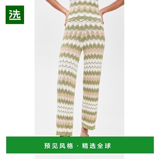 1h可退 香港直邮Minkpink 女士 旋律褶纹针织长裤  舒适时尚