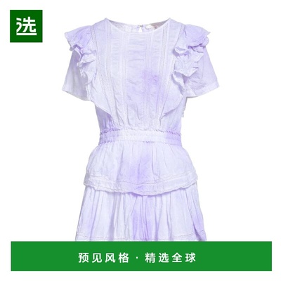 1h可退 香港直邮LOVESHACKFANCY 女士 短款连衣裙 purple紫色 舒