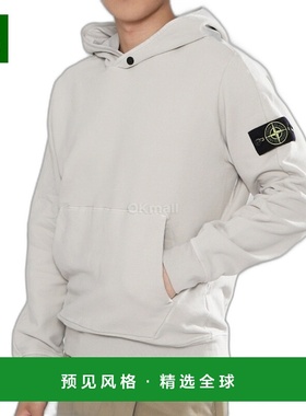 韩国直邮STONE ISLAND 61252 弹力棉质抓绒连帽卫衣_常规版型拉链