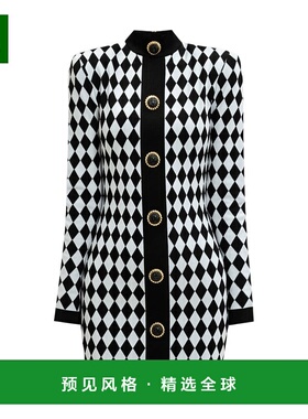 香港直邮Balmain 长袖连衣裙 DF1R8032KG67