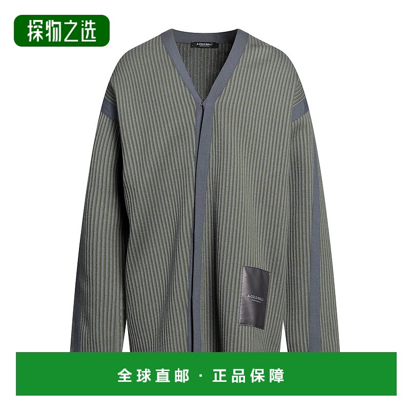 香港直邮A-COLD-WALL* 男士 针织开衫 green绿色 舒适时尚
