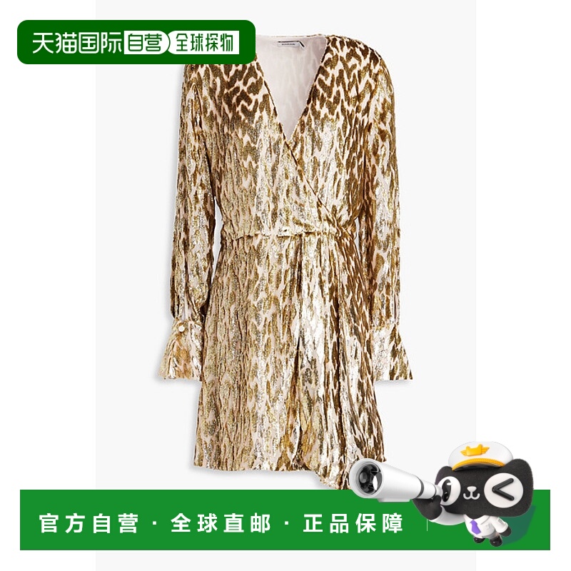 1h可退 香港直邮Simkhai 女士 Camryn fil coupé 裹式金属感卢勒