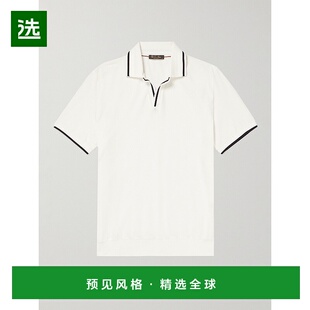 撞色饰边棉质Polo衫 香港直邮Loro 男士 诺悠翩雅 FAN1499 Piana