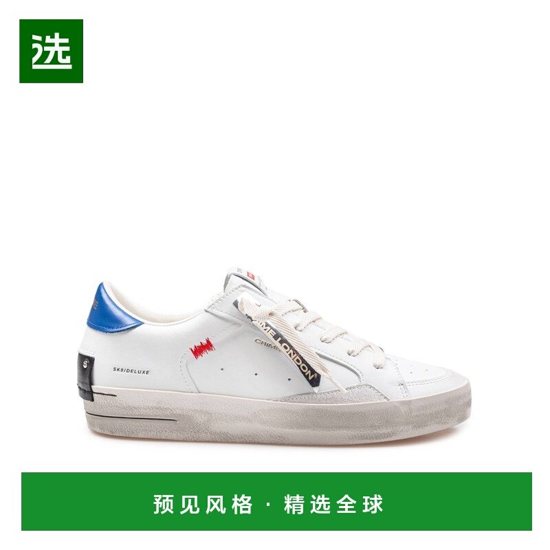 香港直邮CRIME LONDON 男士休闲鞋 14103PP7BWHITE SS2025,流行男鞋,时尚休闲鞋,淘宝优惠券,粉丝福利购,淘宝优惠卷