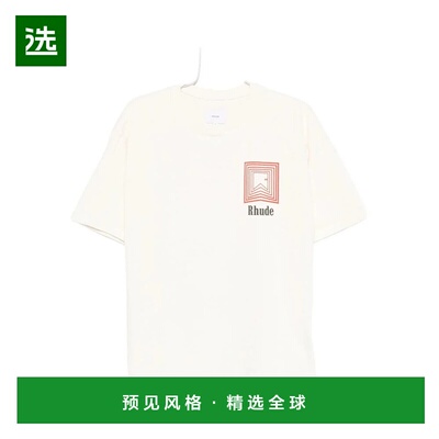 香港直邮RHUDE 男士T恤 RHPF25TT030120028 AW2025 白色 短袖T恤