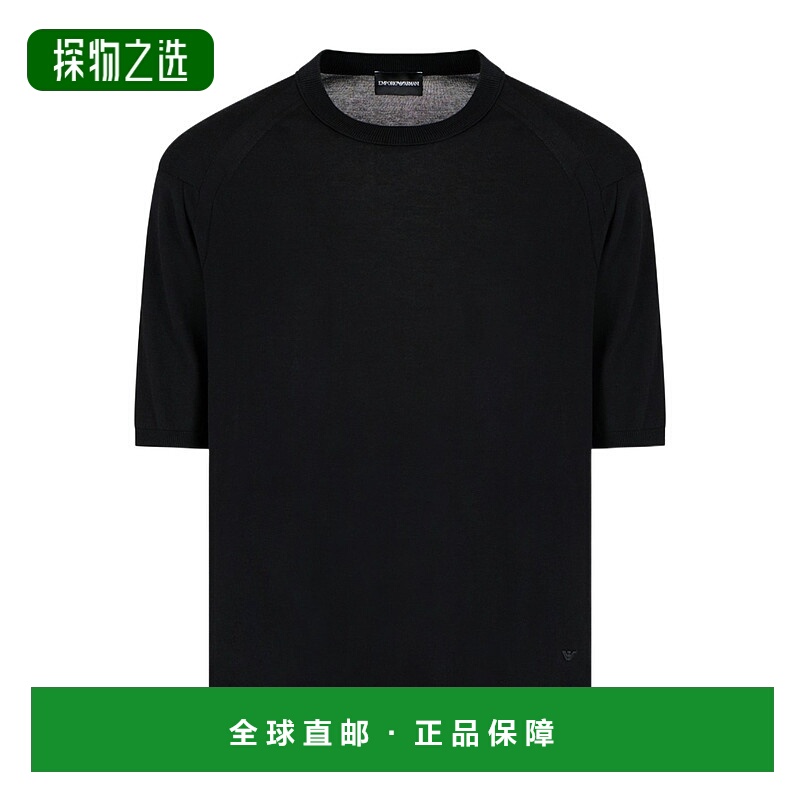 香港直邮Emporio Armani ASV 莱赛尔混纺平纹针织套衫 EM000672AF