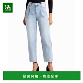 美国直邮 时尚 nicole 女士 1h可退 直筒潮牌 miller 牛仔裤 休