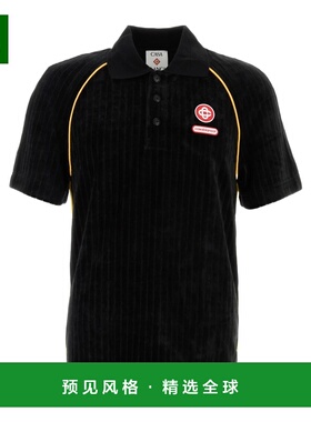 香港直邮CASABLANCA 男士POLO衫 MAW25JTP43201 AW2025 黑色