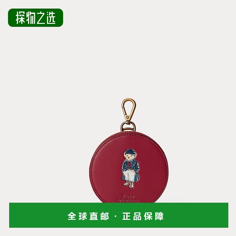 自营欧洲直邮RalphLauren拉夫劳伦 PoloPolo Bear 皮革钱包