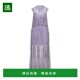 舒适时尚 1h可退 真丝连衣裙 purple紫色 香港直邮Msgm 女士