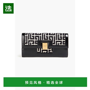 香港直邮Balmain 皮革提花钱包 巴尔曼 1945 VN1M111 女士 1h可退